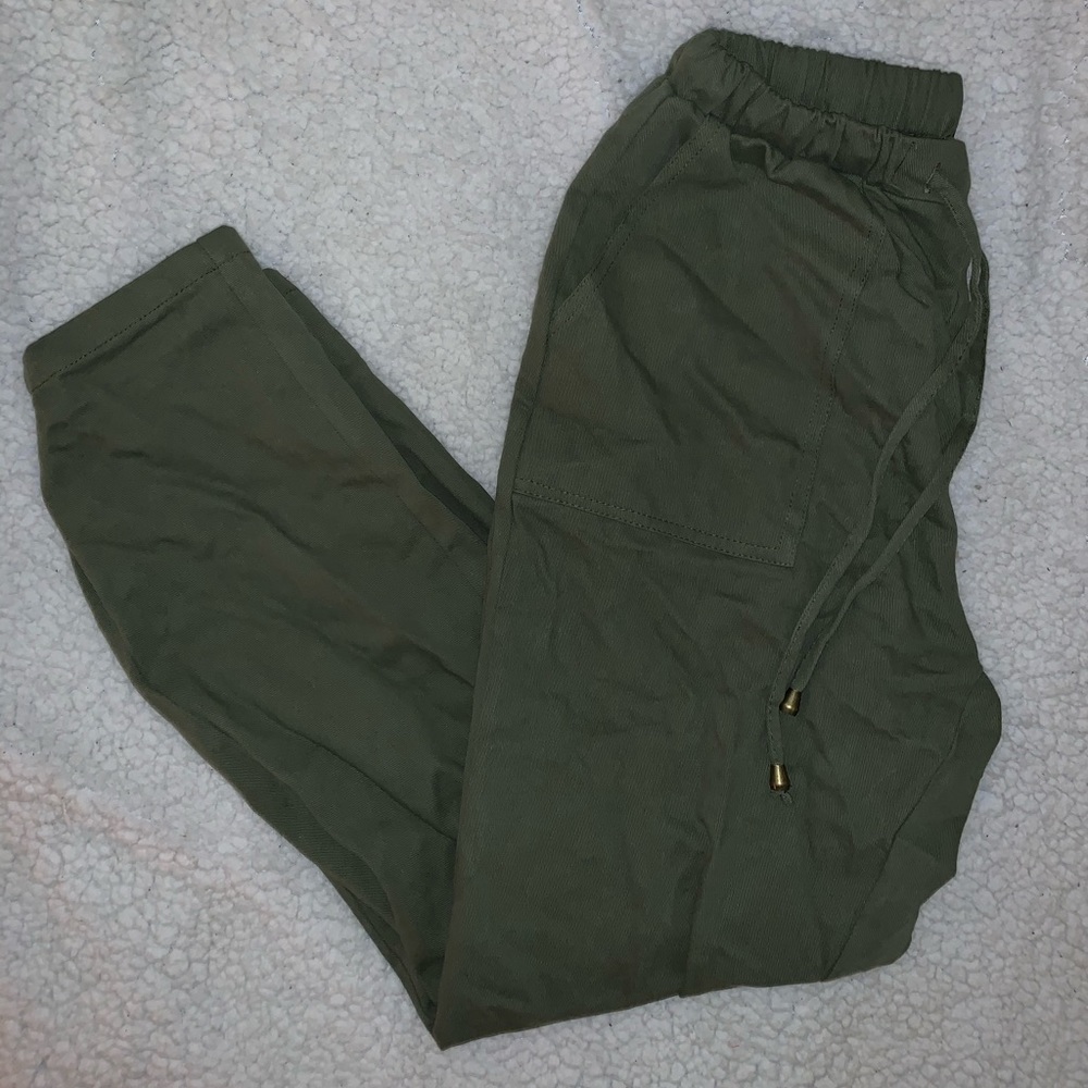 Army green pants